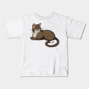 Cat - American Shorthair - Brown Tabby Kids T-Shirt